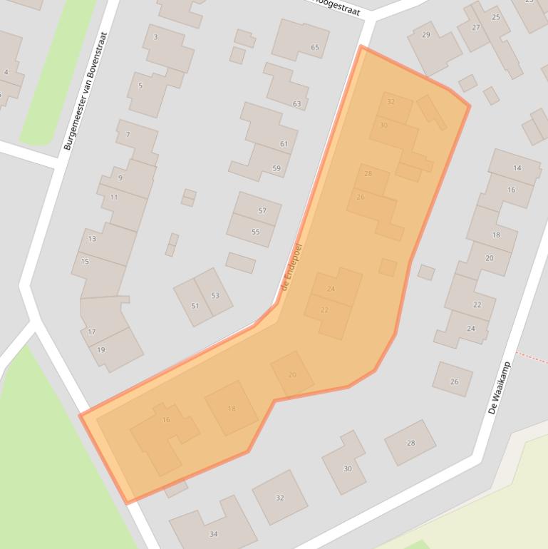 Kaart van postcodegebied 6107CJ.