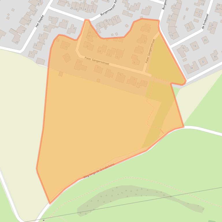 Kaart van postcodegebied 6107CV.