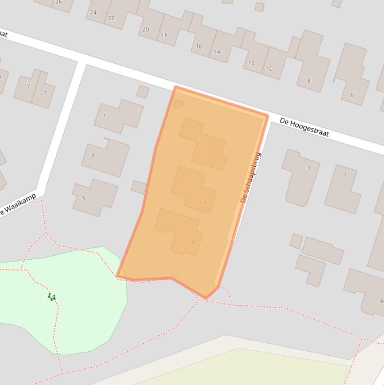 Kaart van postcodegebied 6107CX.