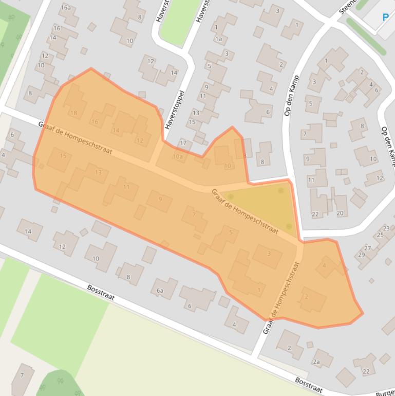 Kaart van postcodegebied 6109AK.