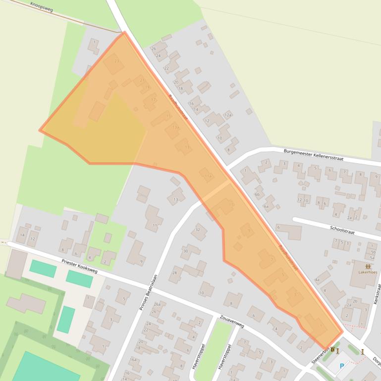 Kaart van postcodegebied 6109AP.