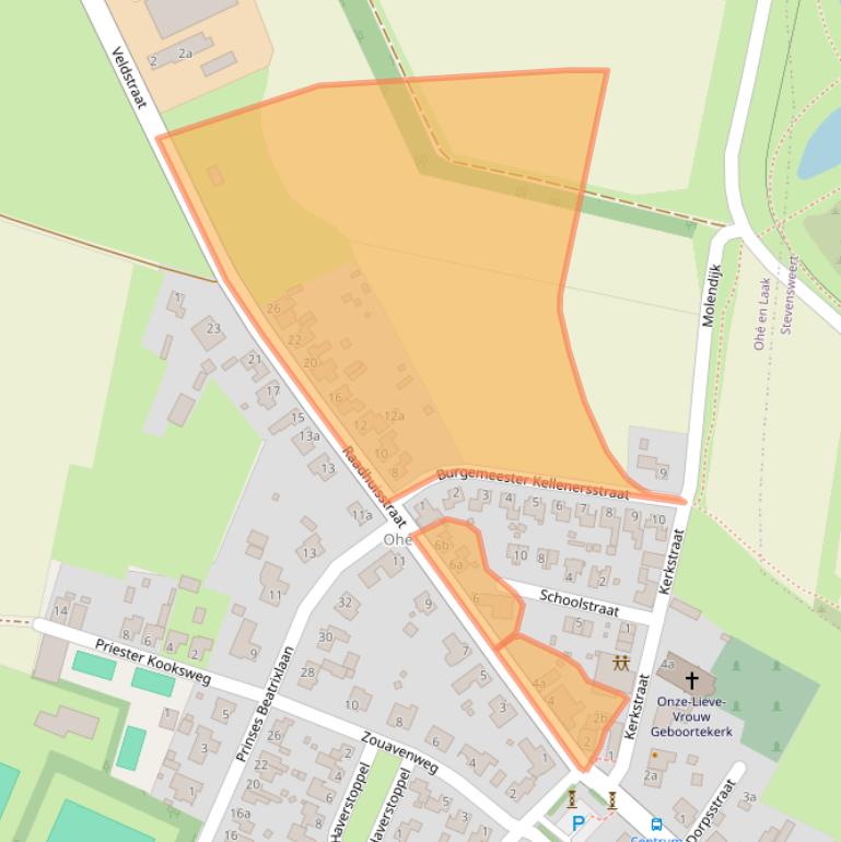 Kaart van postcodegebied 6109AR.