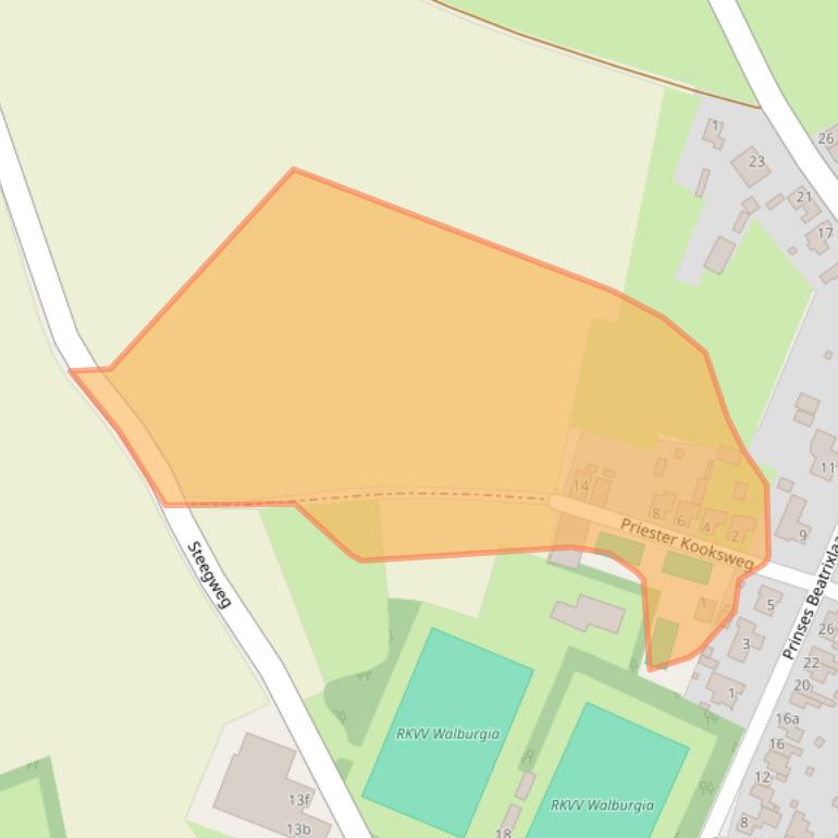 Kaart van postcodegebied 6109BB.