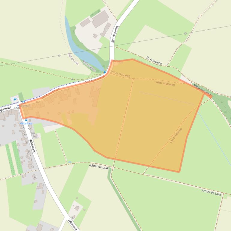 Kaart van postcodegebied 6109RH.