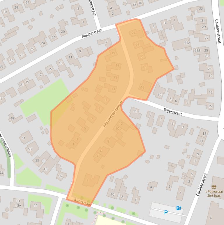 Kaart van postcodegebied 6112AN.
