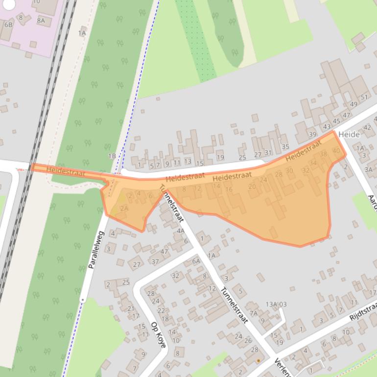 Kaart van postcodegebied 6114AD.