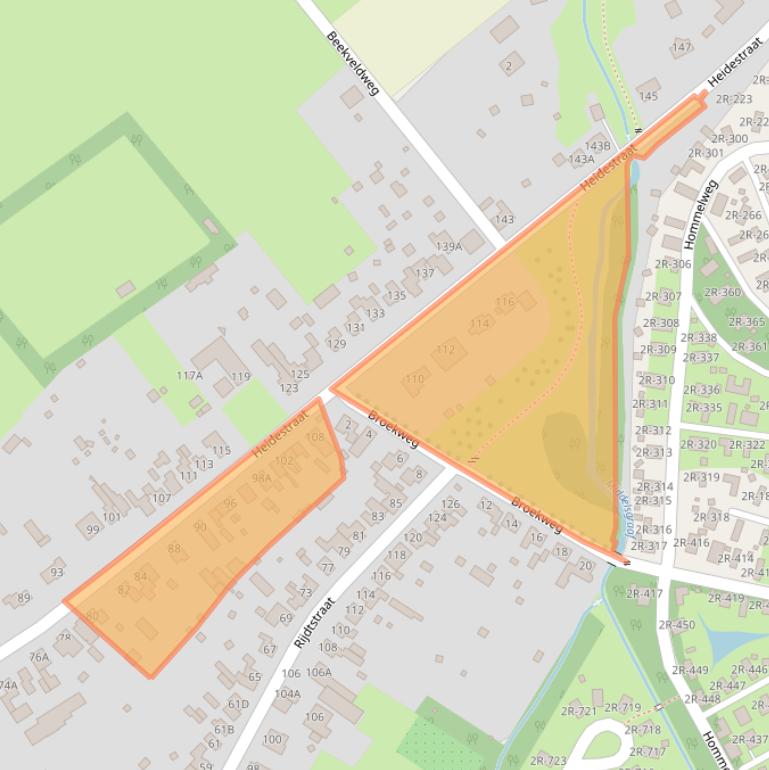 Kaart van postcodegebied 6114AG.