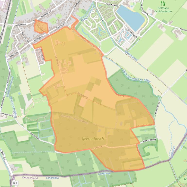 Kaart van postcodegebied 6114AN.
