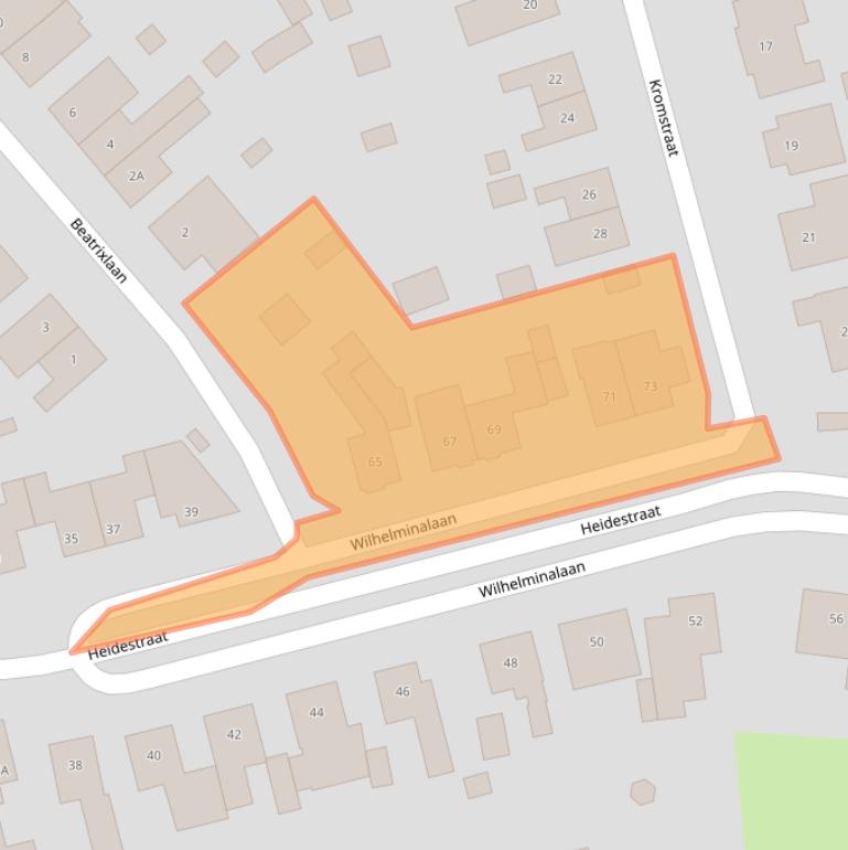 Kaart van postcodegebied 6114BG.