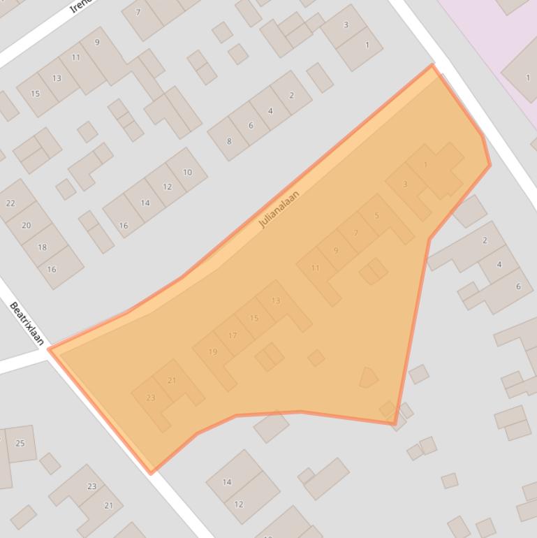 Kaart van postcodegebied 6114BK.