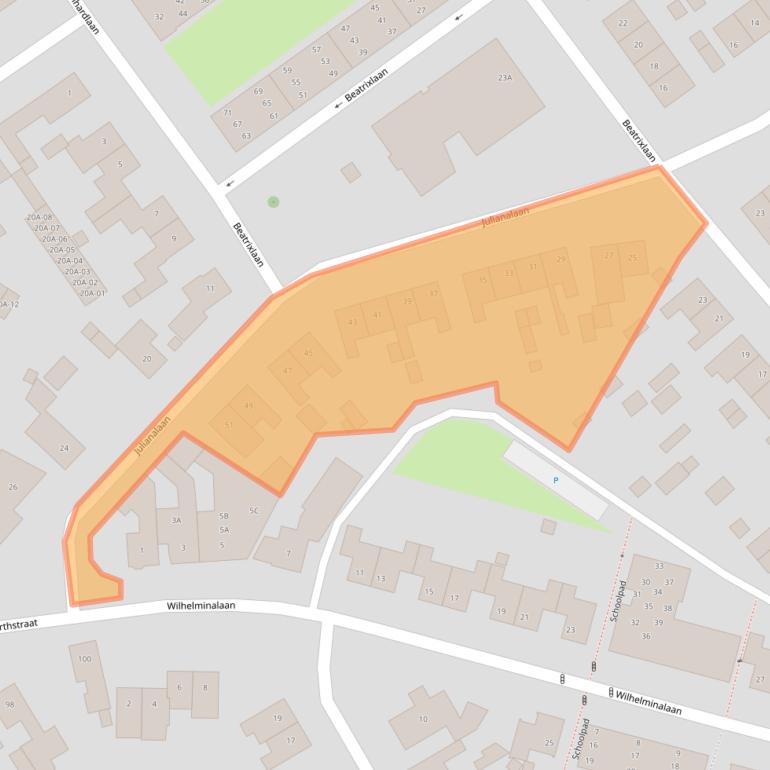 Kaart van postcodegebied 6114BL.