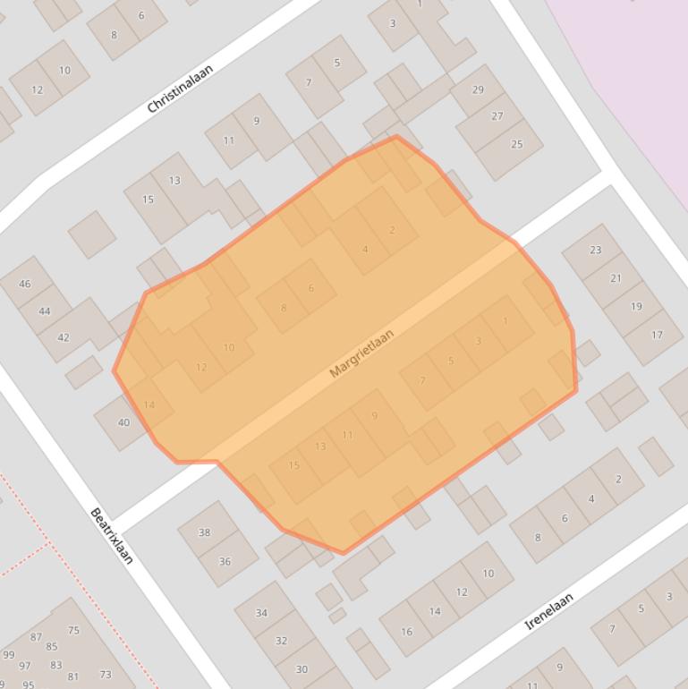 Kaart van postcodegebied 6114BT.