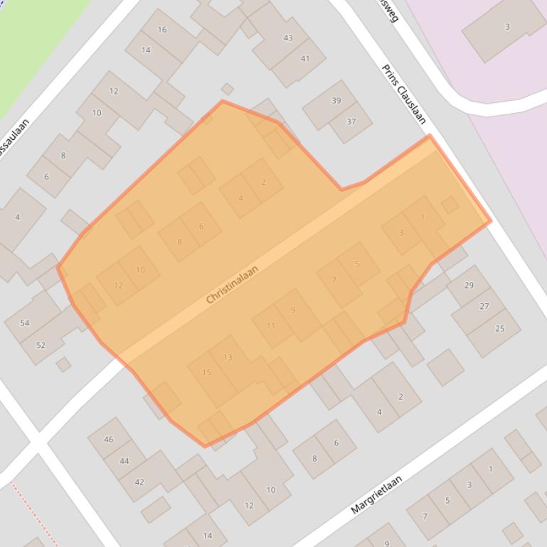 Kaart van postcodegebied 6114BV.