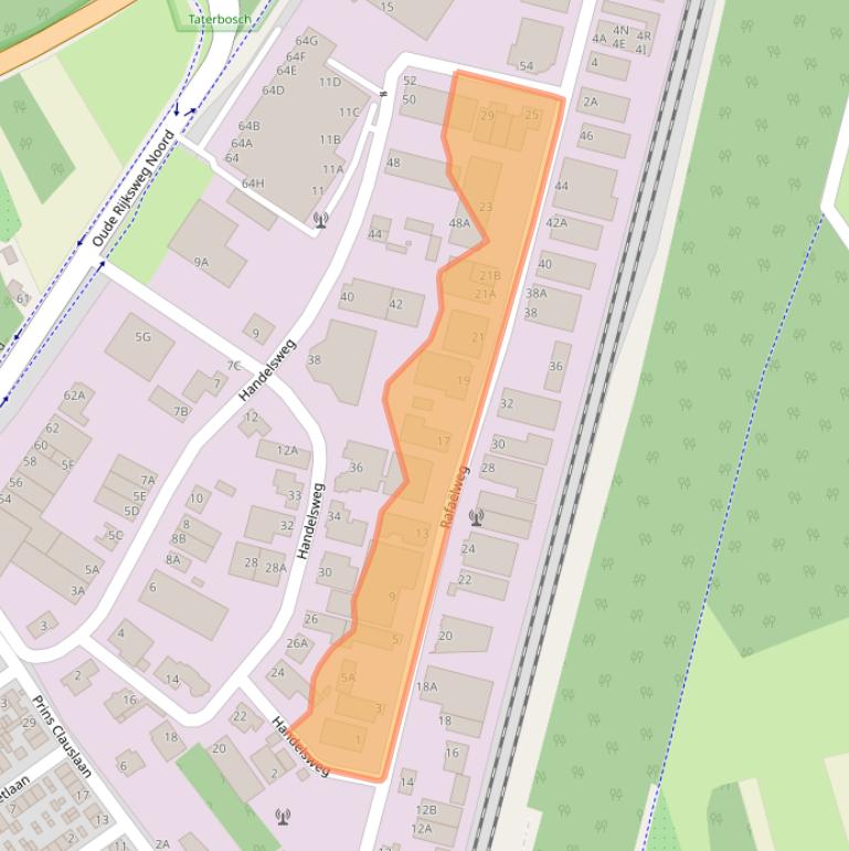 Kaart van postcodegebied 6114BX.