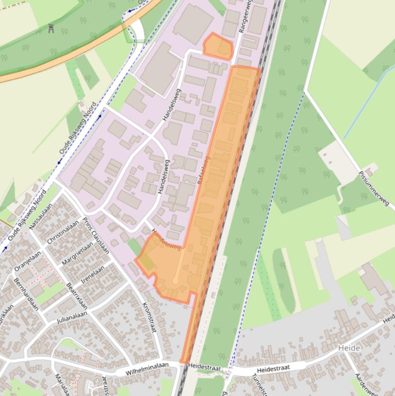 Kaart van postcodegebied 6114BZ.