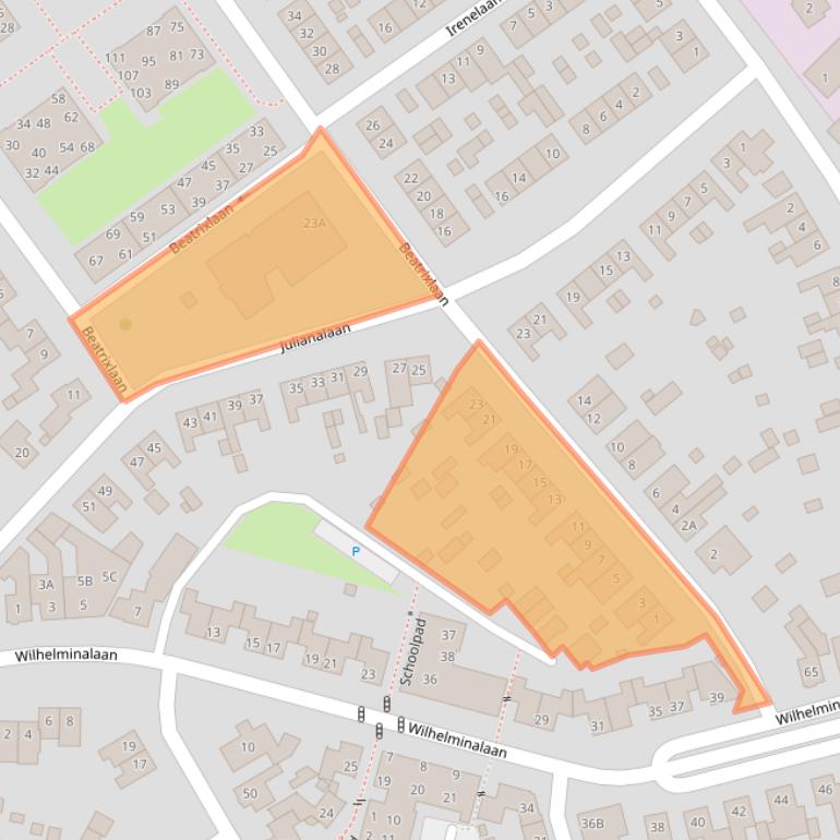 Kaart van postcodegebied 6114CA.