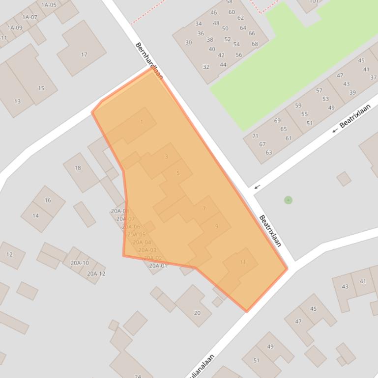 Kaart van postcodegebied 6114CH.