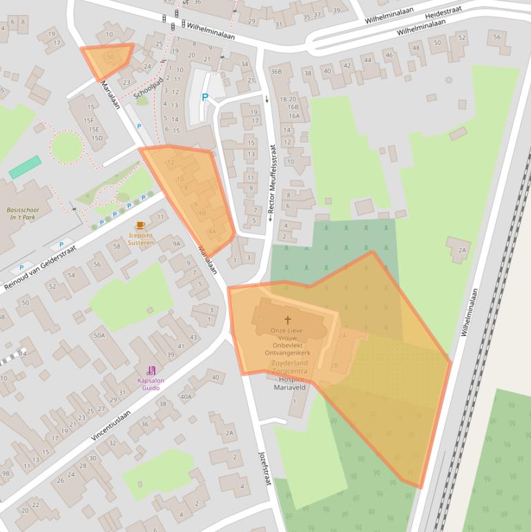 Kaart van postcodegebied 6114CR.