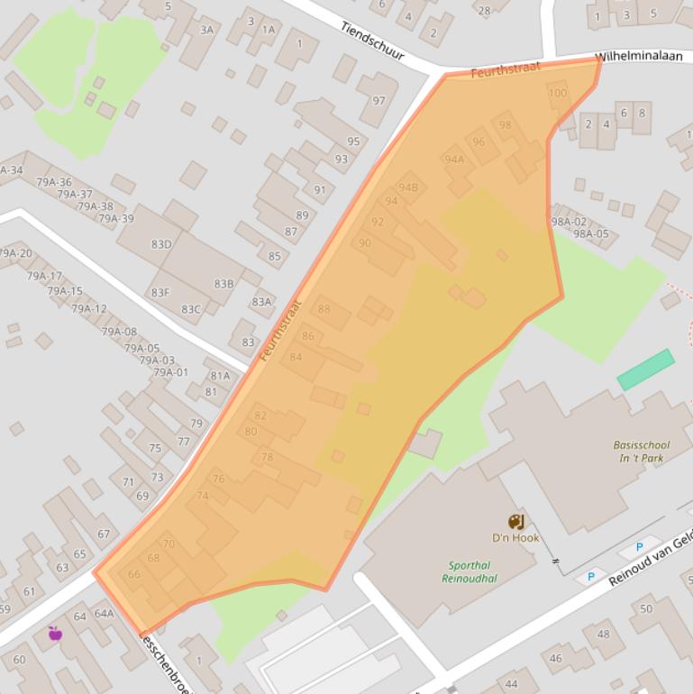 Kaart van postcodegebied 6114CX.