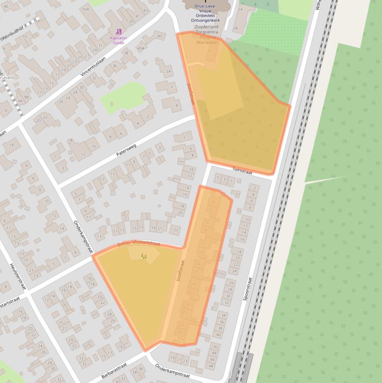 Kaart van postcodegebied 6114EG.