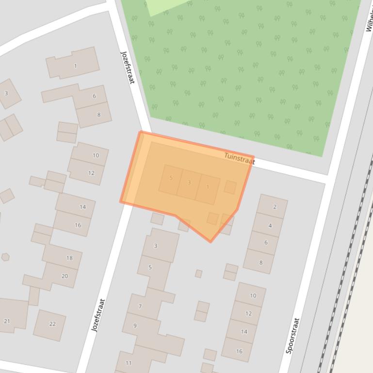 Kaart van postcodegebied 6114EK.