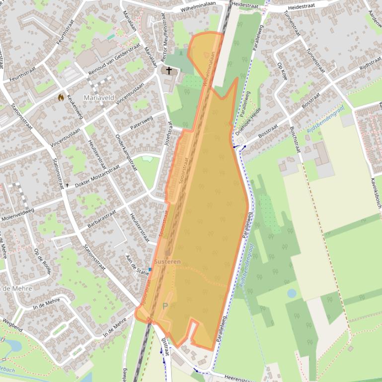 Kaart van postcodegebied 6114EL.
