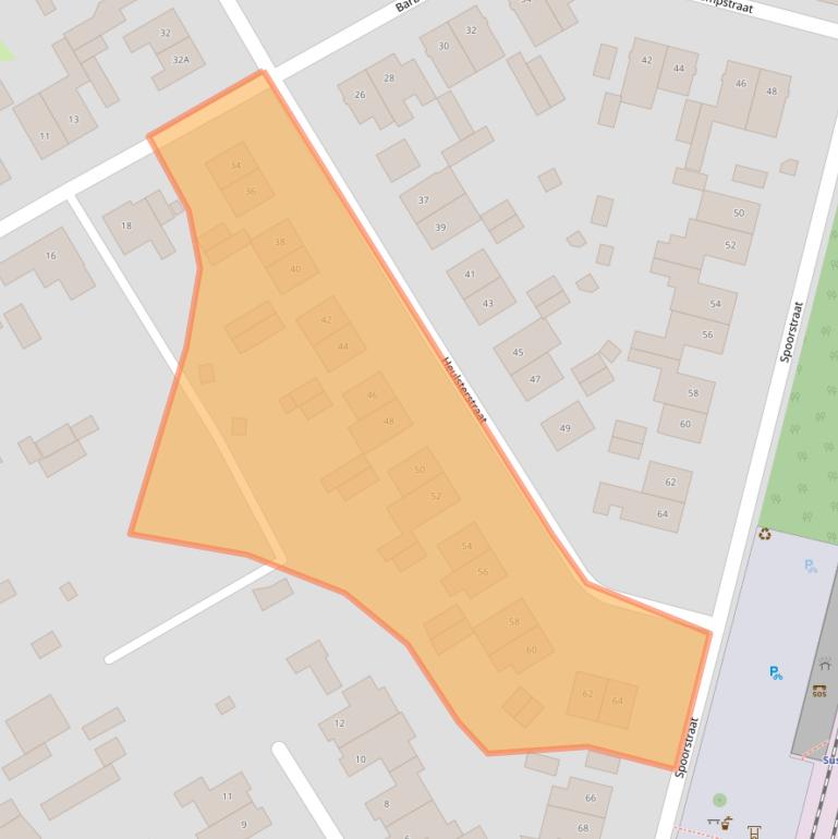 Kaart van postcodegebied 6114ET.