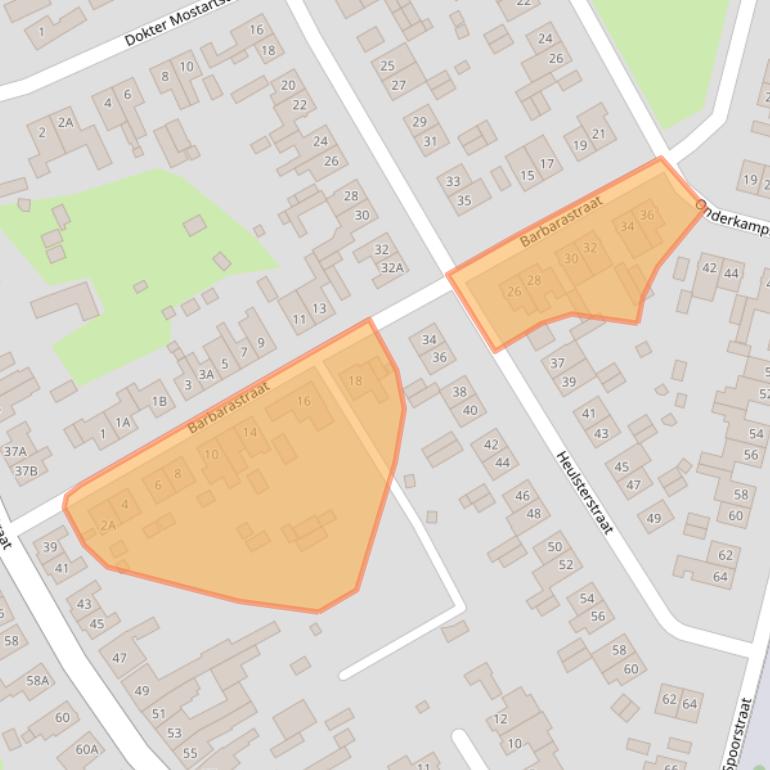 Kaart van postcodegebied 6114EW.