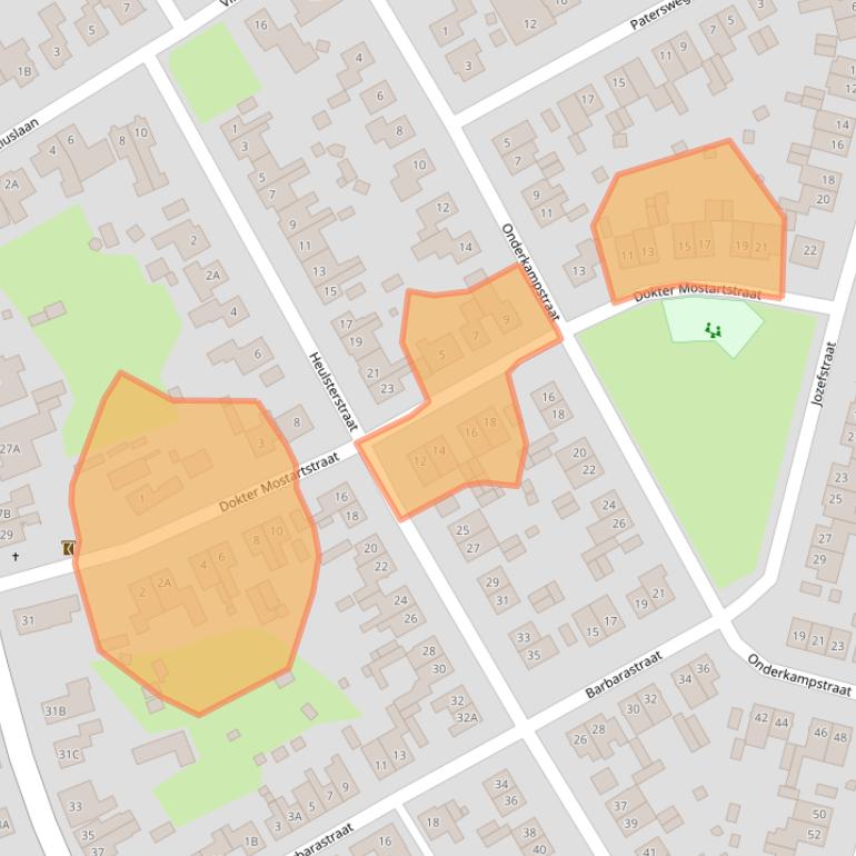 Kaart van postcodegebied 6114EX.