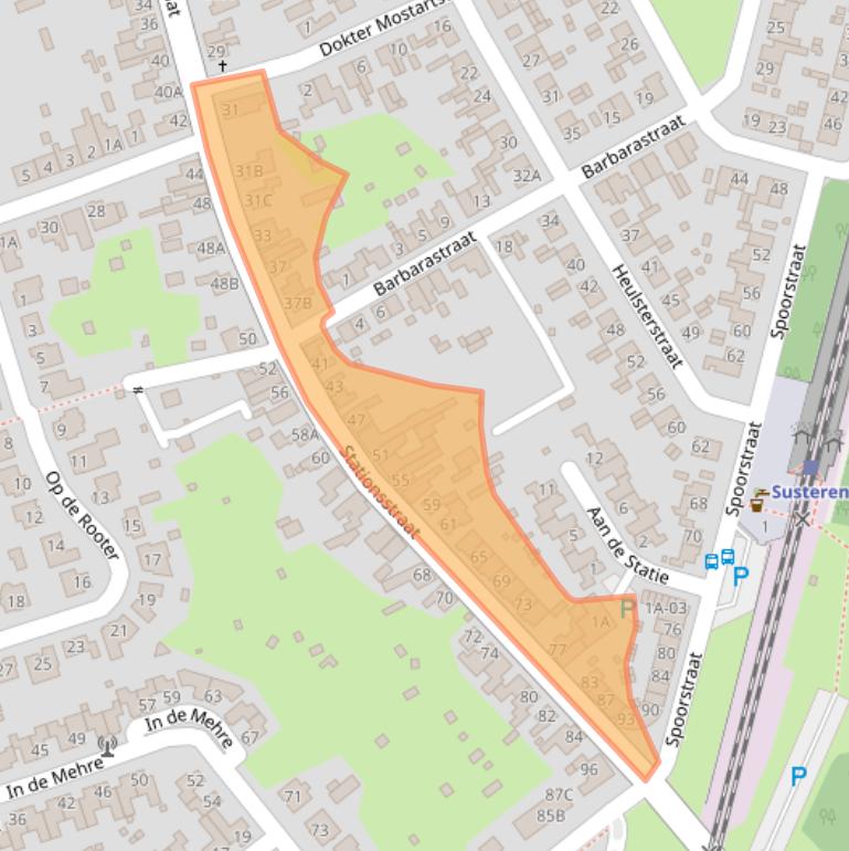 Kaart van postcodegebied 6114GB.