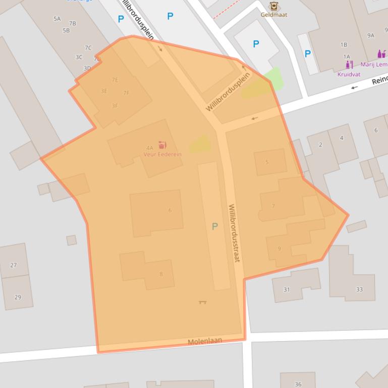 Kaart van postcodegebied 6114GS.