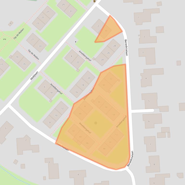 Kaart van postcodegebied 6114GZ.