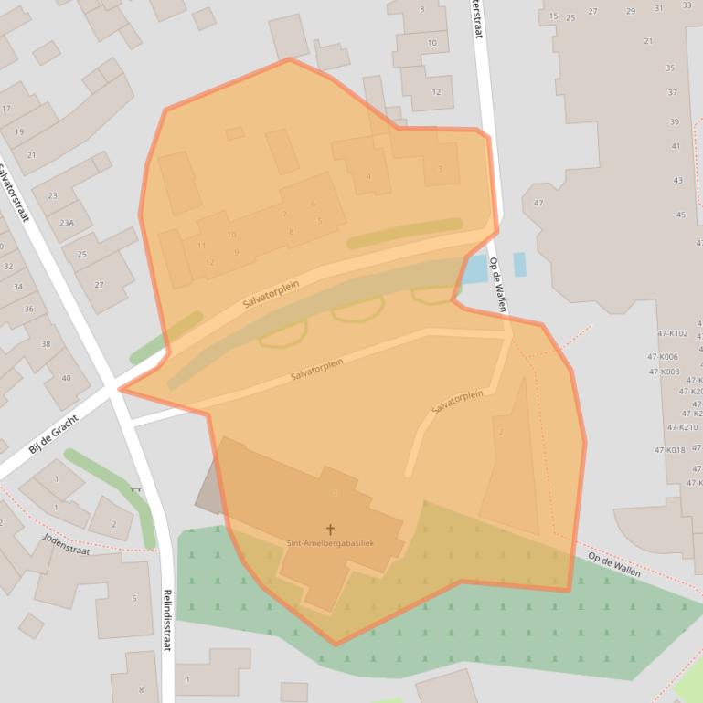 Kaart van postcodegebied 6114HE.