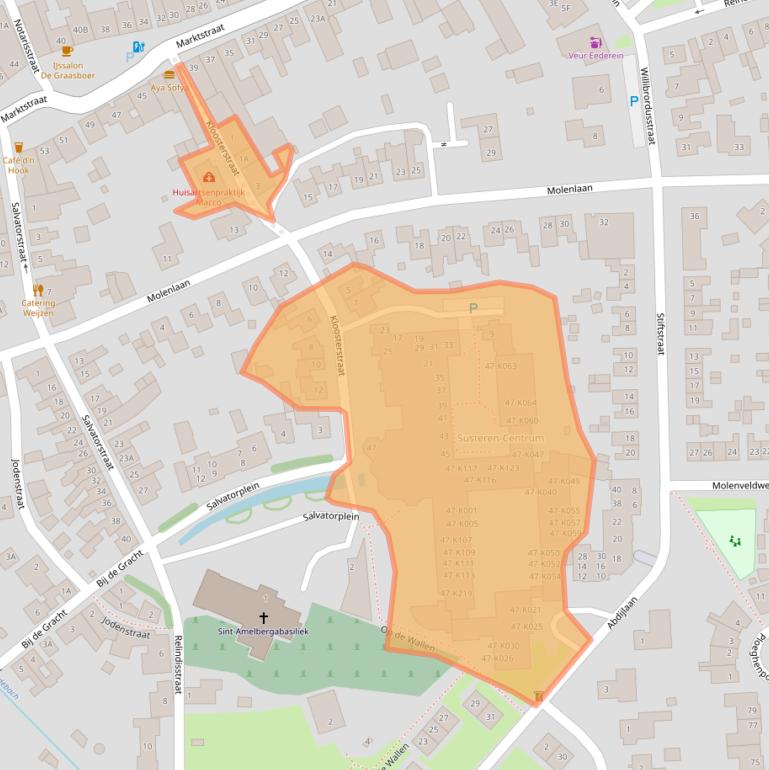 Kaart van postcodegebied 6114HG.