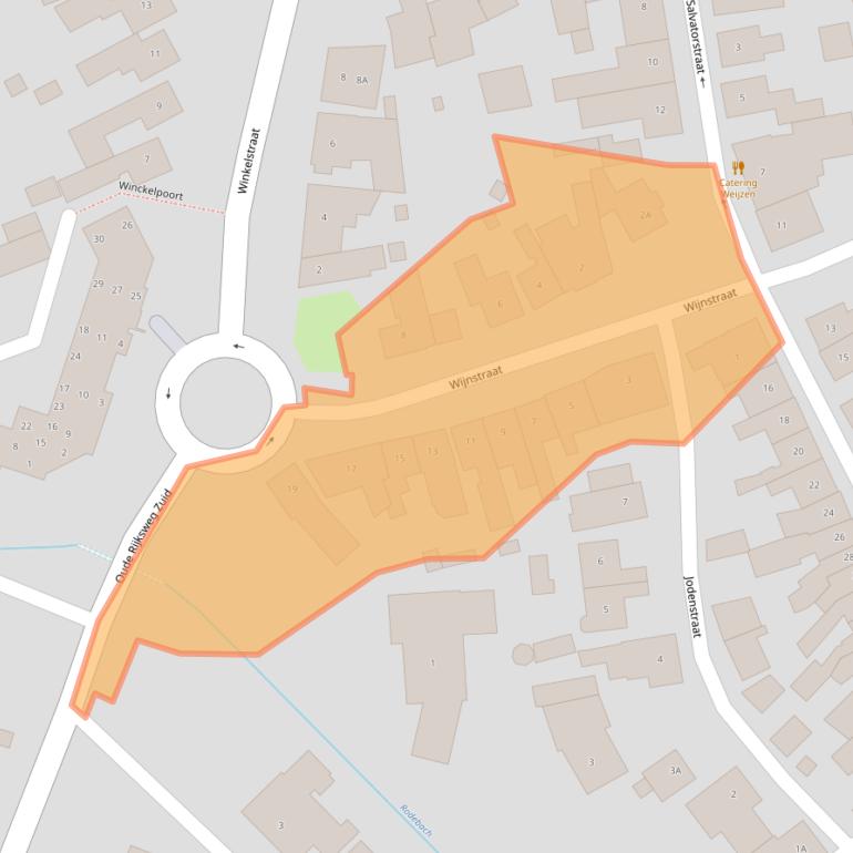 Kaart van postcodegebied 6114HL.