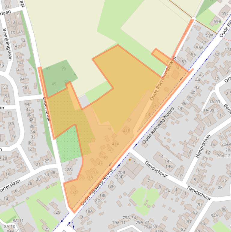 Kaart van postcodegebied 6114JB.