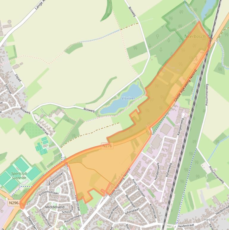 Kaart van postcodegebied 6114JC.