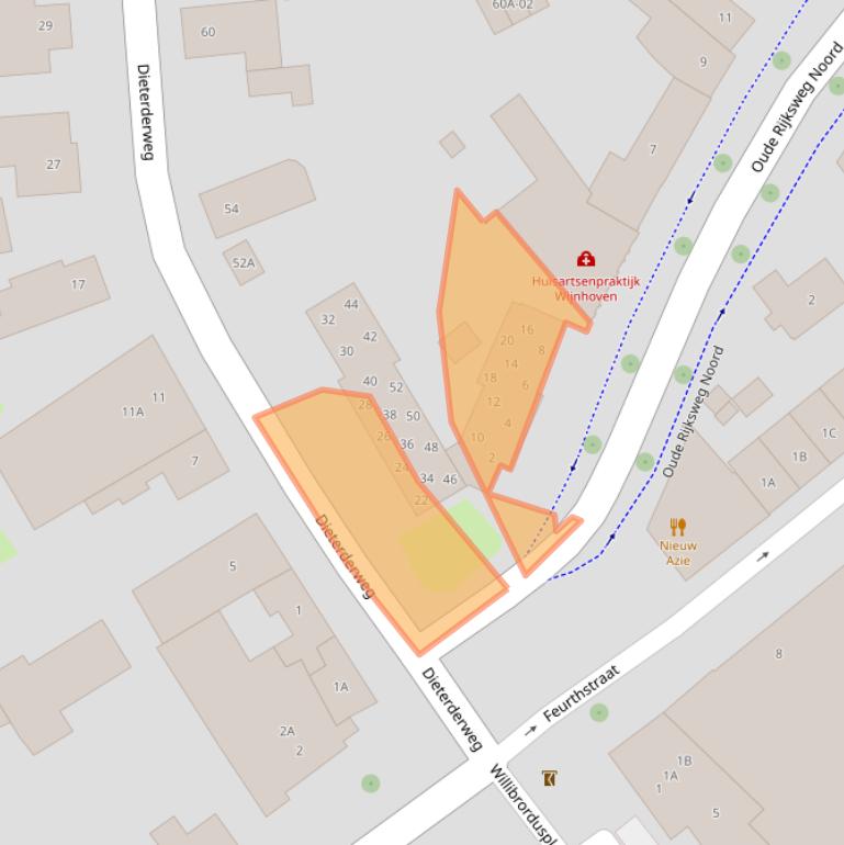 Kaart van postcodegebied 6114JL.