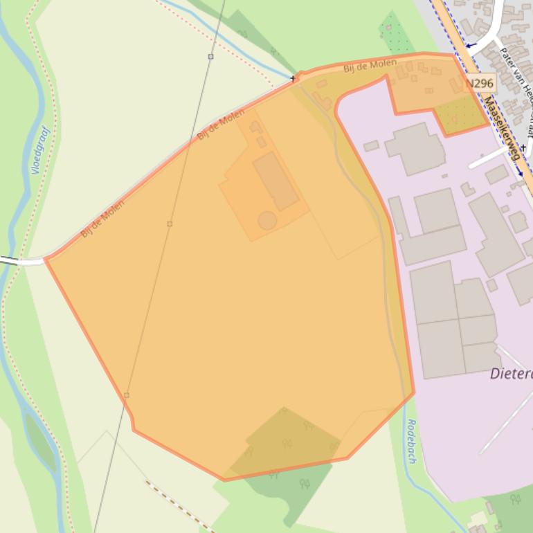 Kaart van postcodegebied 6114JR.