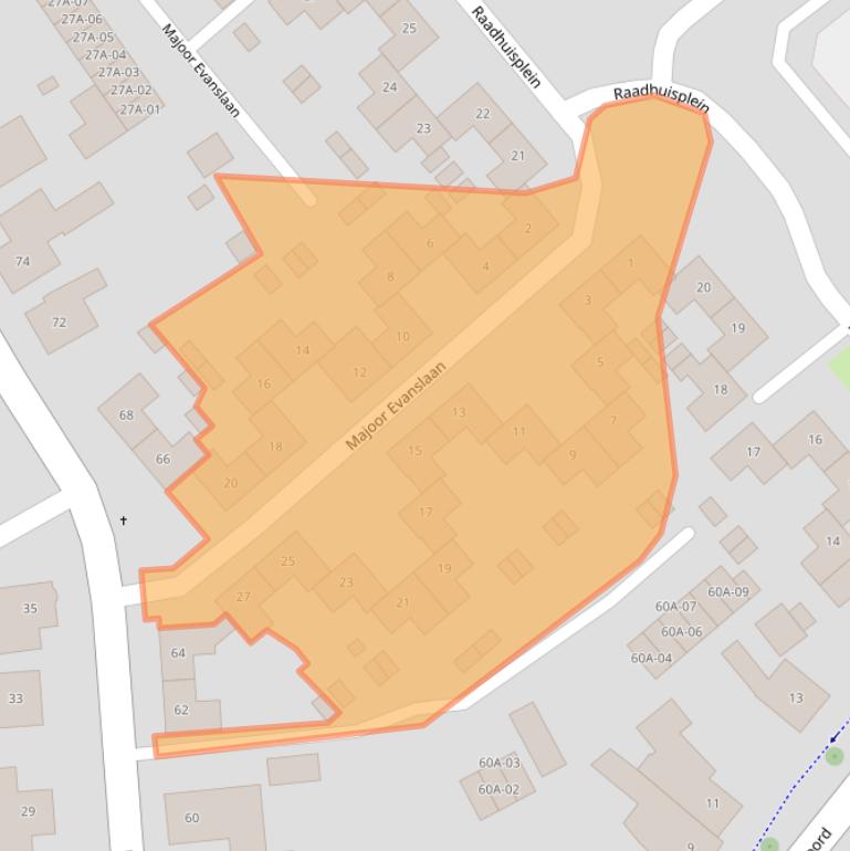 Kaart van postcodegebied 6114KR.