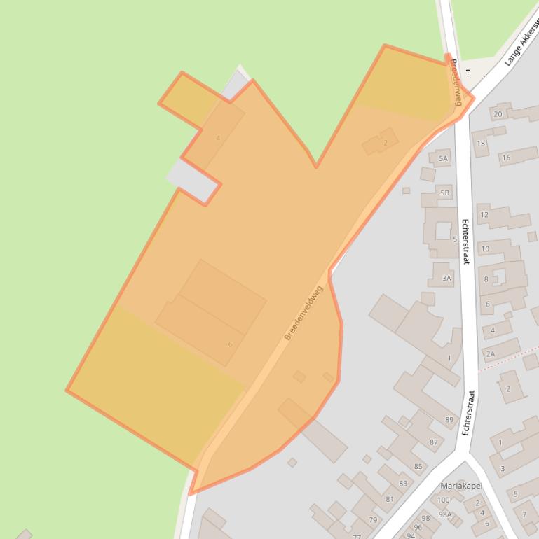 Kaart van postcodegebied 6114LC.