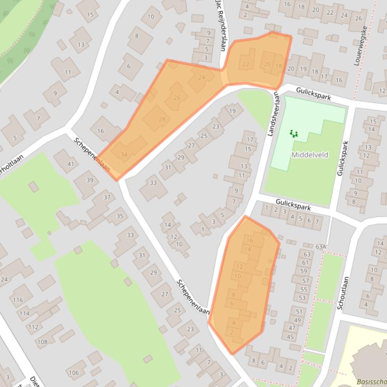Kaart van postcodegebied 6114MN.