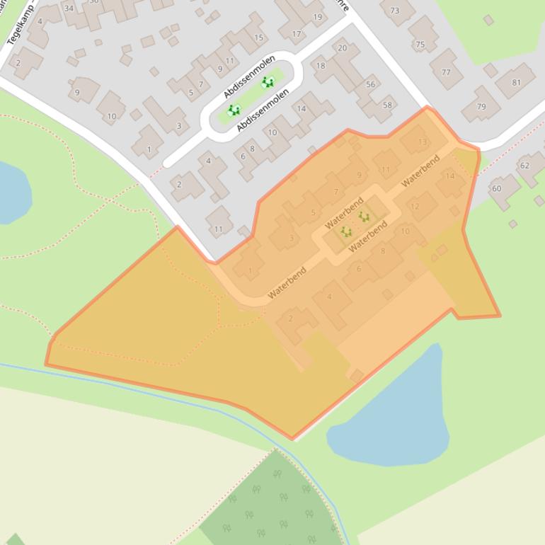 Kaart van postcodegebied 6114NH.