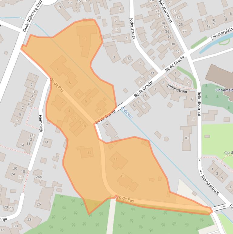 Kaart van postcodegebied 6114RA.