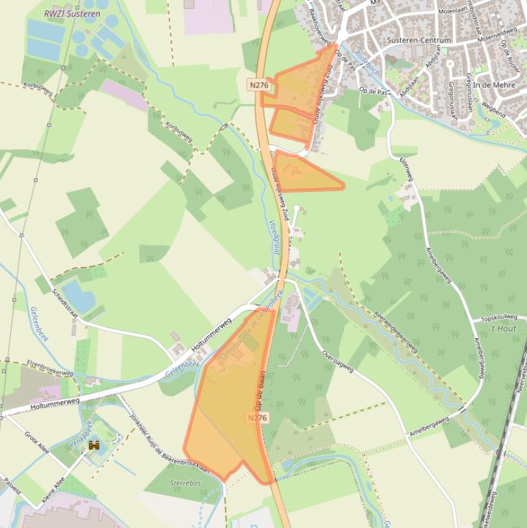 Kaart van postcodegebied 6114RD.