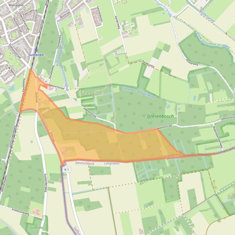 Kaart van postcodegebied 6114RM.