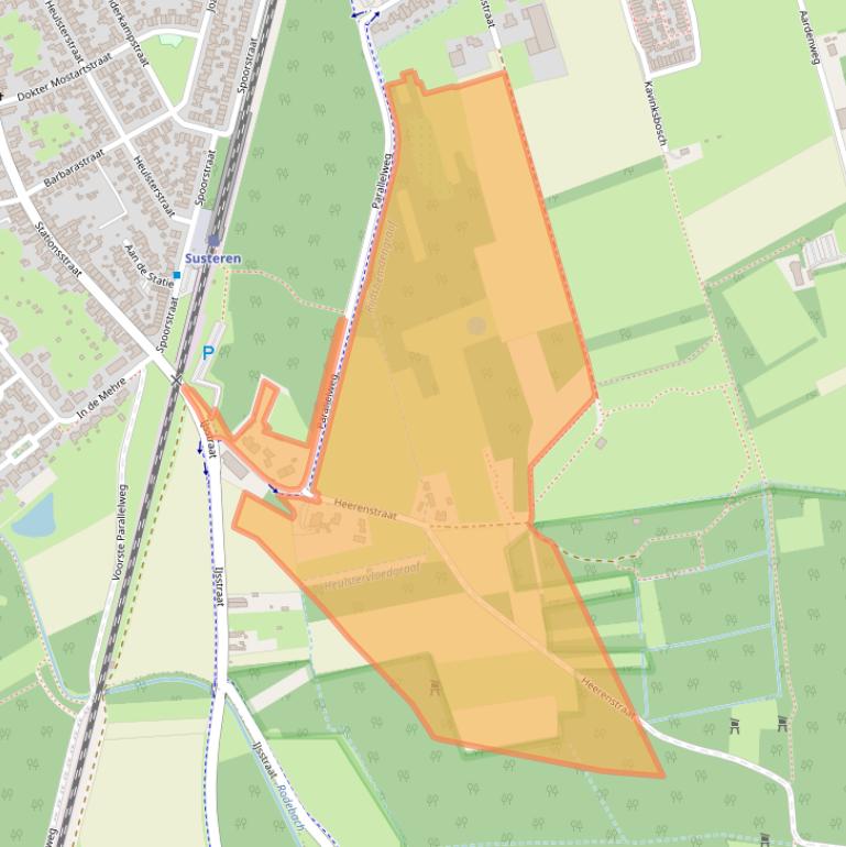 Kaart van postcodegebied 6114RN.