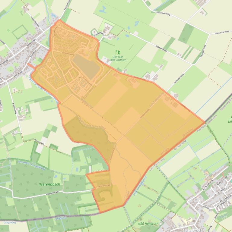 Kaart van postcodegebied 6114RT.