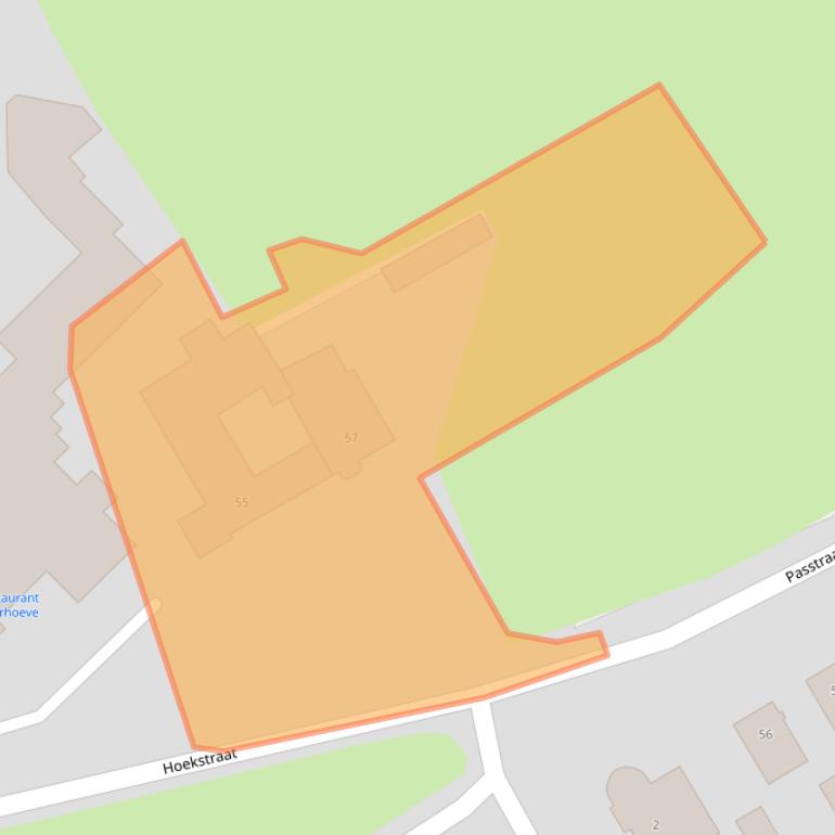 Kaart van postcodegebied 6116AX.