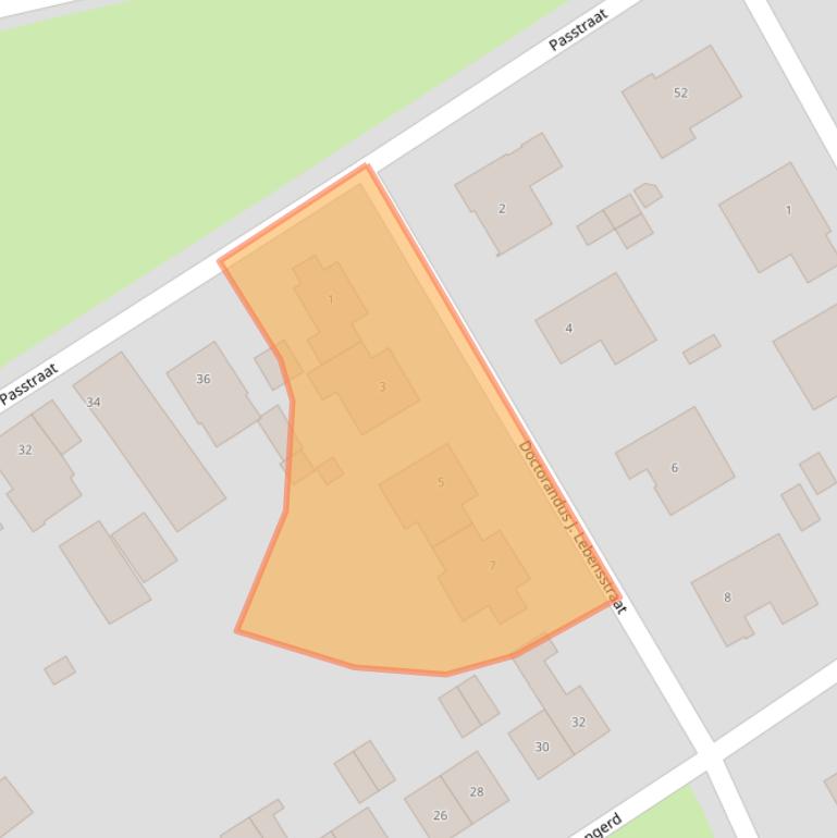 Kaart van postcodegebied 6116BM.